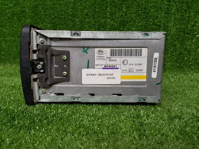 Ford Transit factory stereo side label barcode serial number sticker